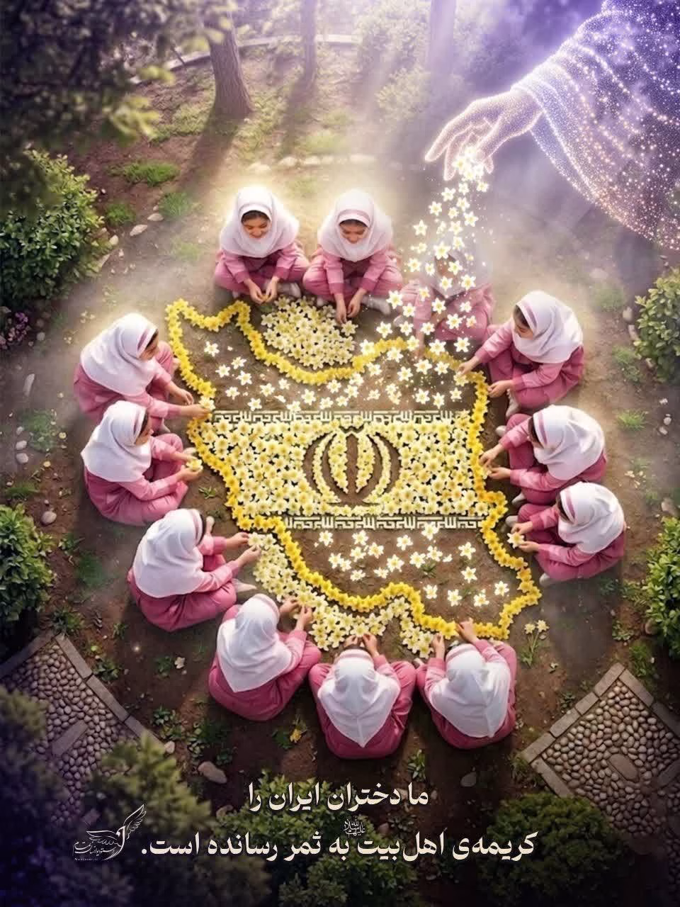 ما دختران ایران را کریمه ی اهل بیت به ثمر رسانده است.