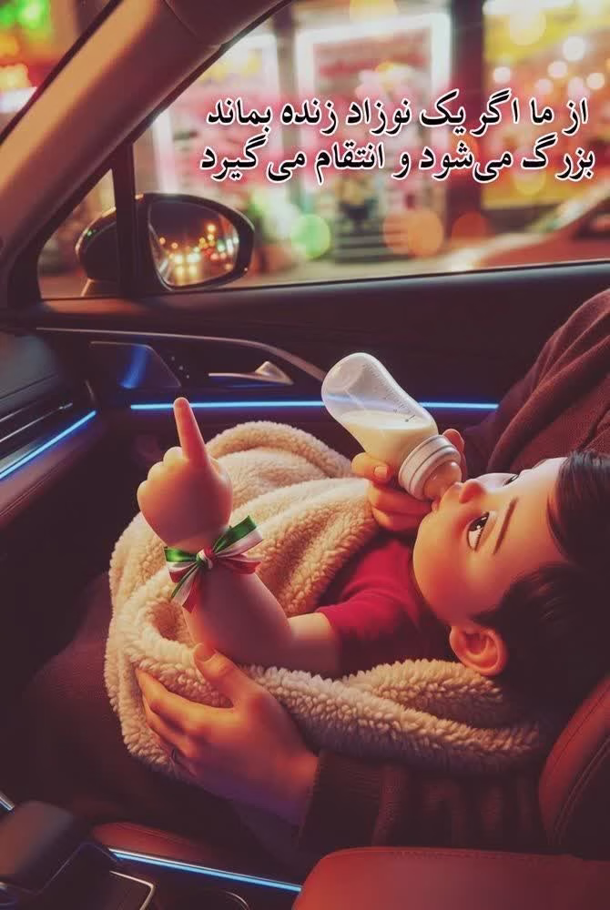 از ما اگر یک نوزاد زنده بماند بزرگ می شود و انتقام می گیرد.